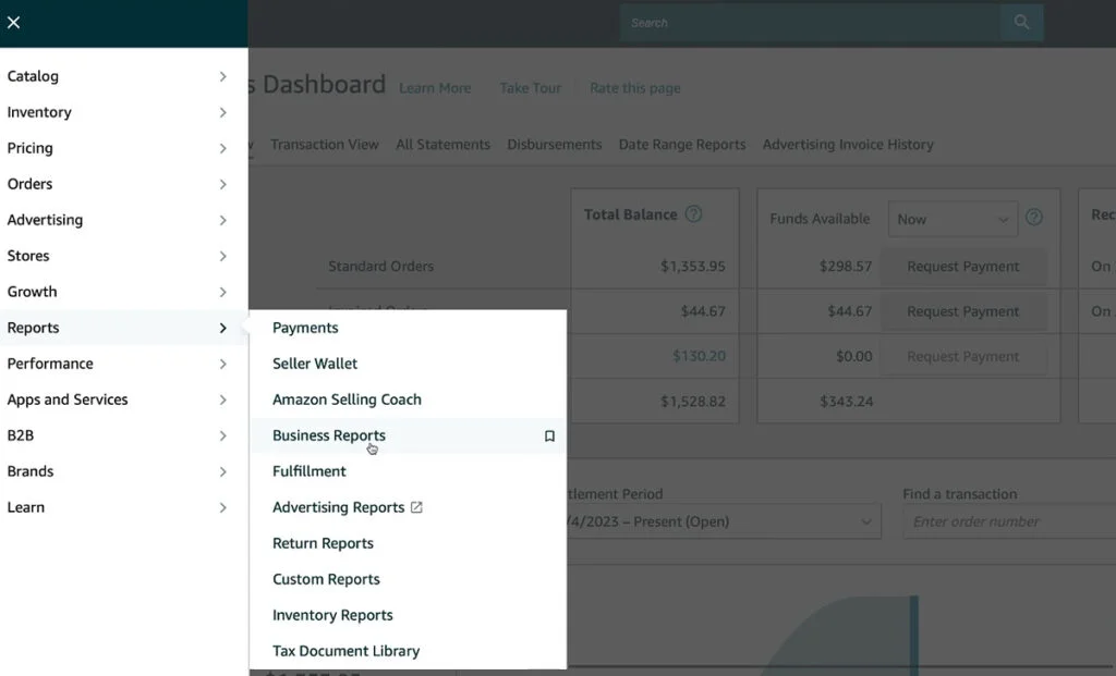 How to Access Business Reports in Amazon Seller Central