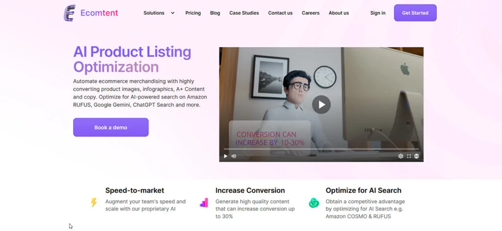 Ecomtent AI Product Images for Ecommerce Banner
