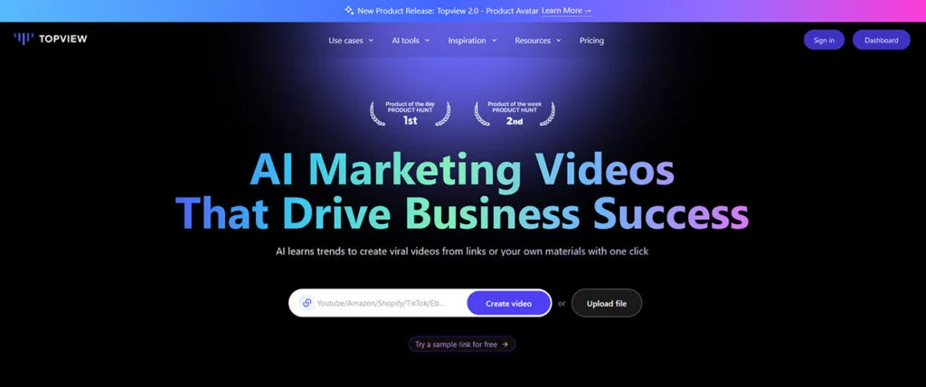 Topview AI Video Generation for Amazon Ecommerce