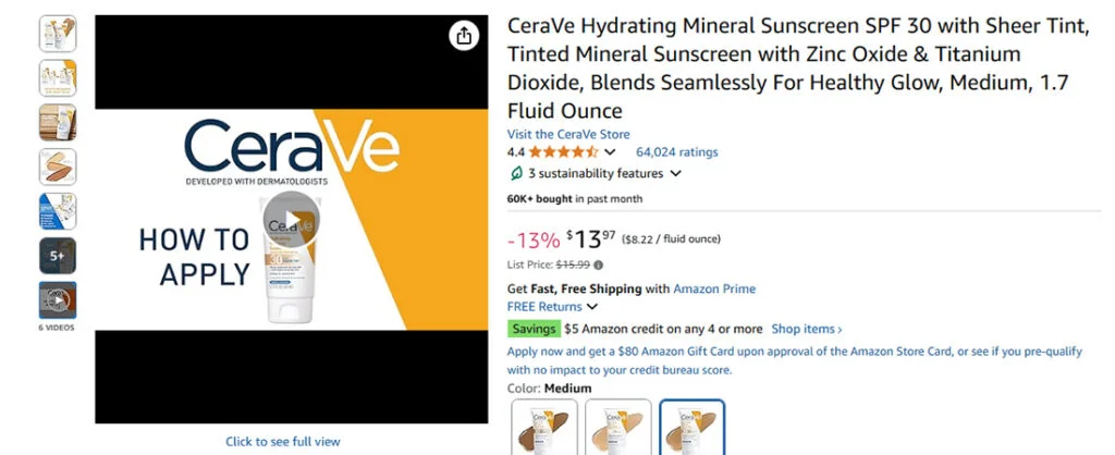 Amazon Product Video Example