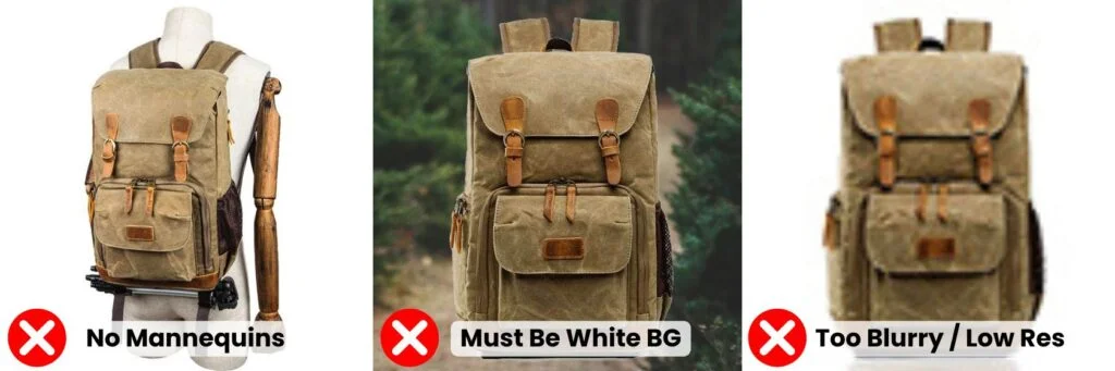 Amazon Photography Requirments Main Image Bad Examples