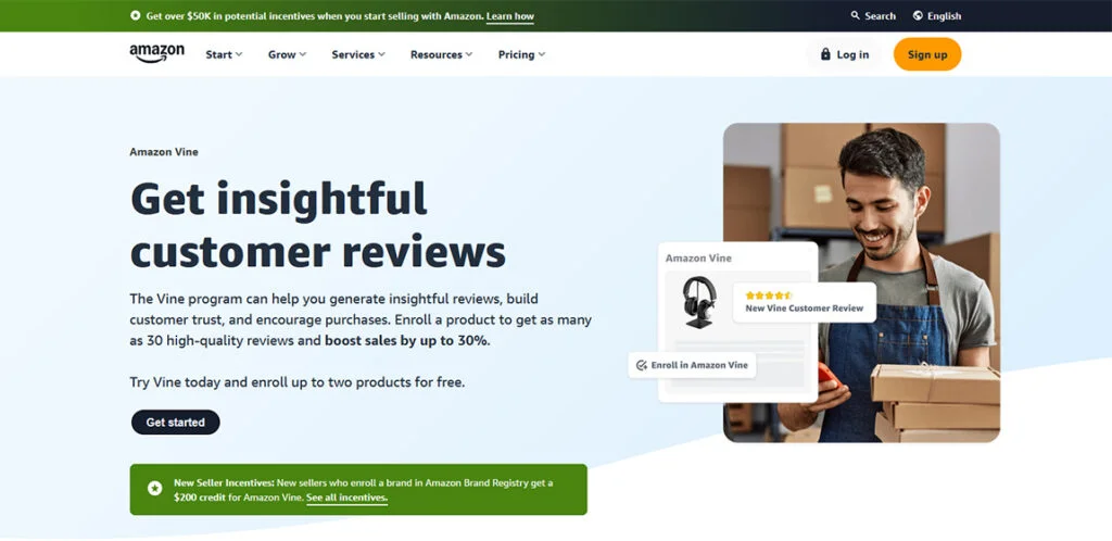 Amazon Vine Program - Brand Registry Features