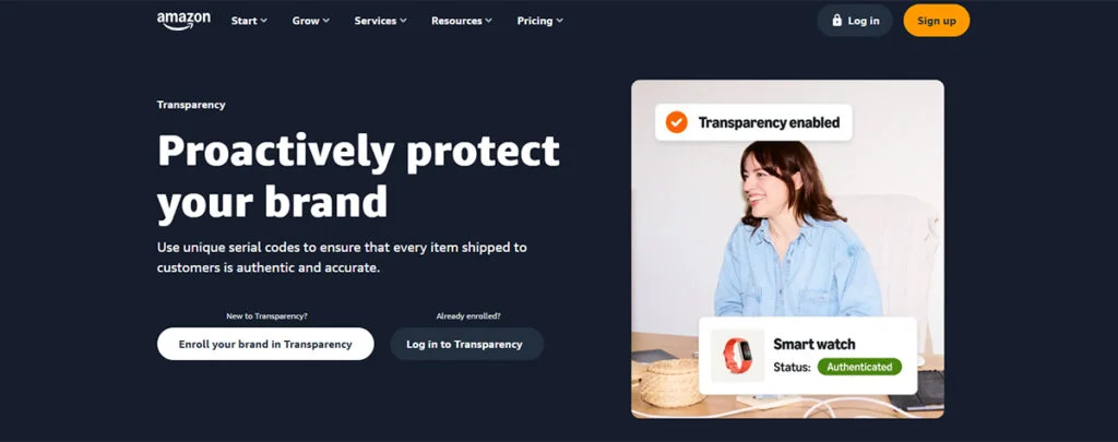 Brand Registry - Transparency Counterfeit Protection