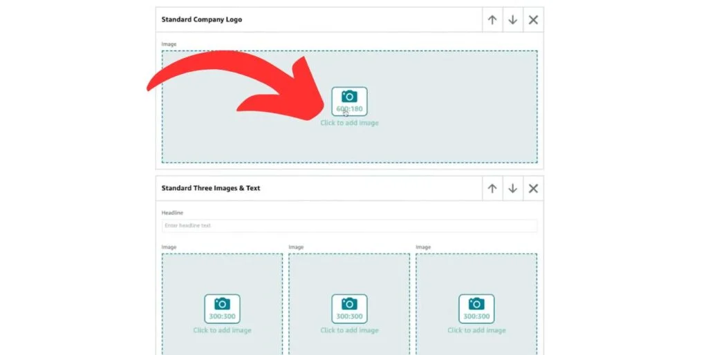 Amazon A+ Content Click to Add Image