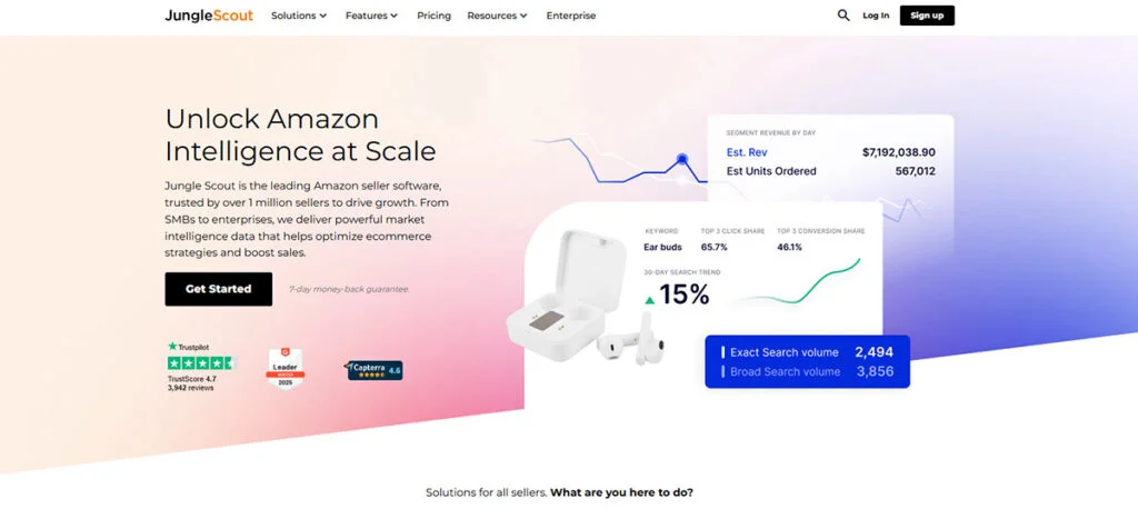 Jungle Scout all in one Amazon tool banner