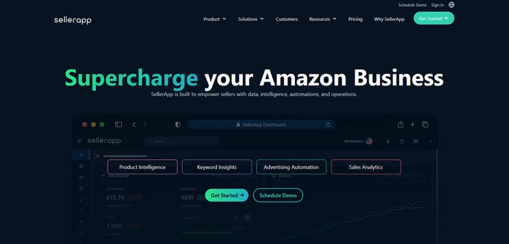 Sellerapp all in one Amazon software tool
