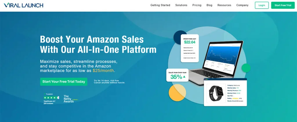 Viral Launch Amazon Seller Software Banner