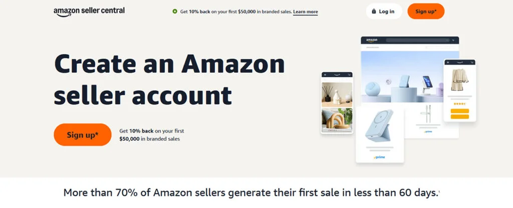 Amazon Seller Central - Sign Up