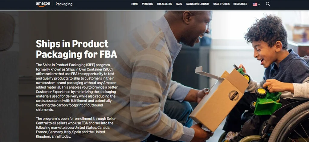 Amazon Ships in Product Packaging for FBA - Amazon Packaging