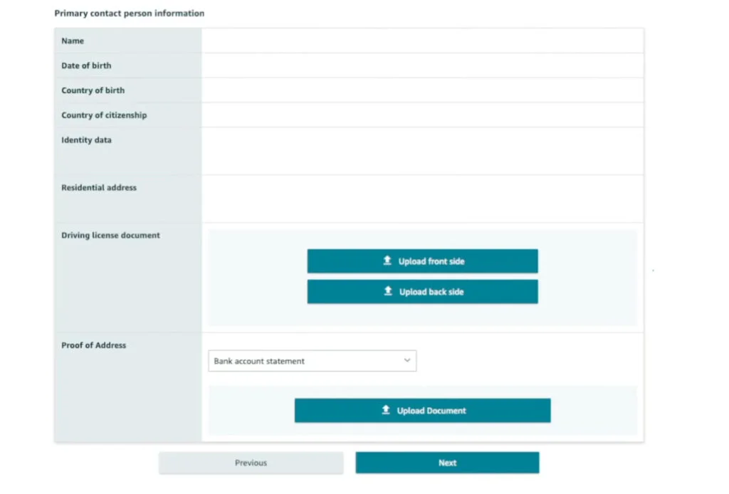 How to Create an Amazon Seller Account  - Verify Info