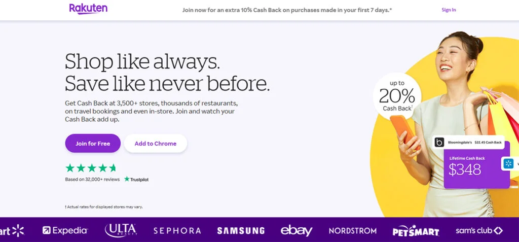 Rakuten Cashback for Online Arbitrage sellers_