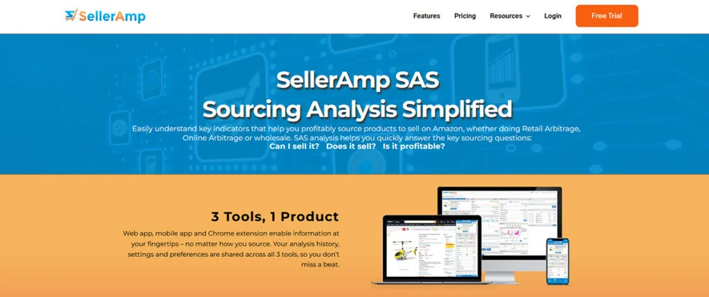 SellerAmp - Sourcing Tool for Arbitrage Sellers