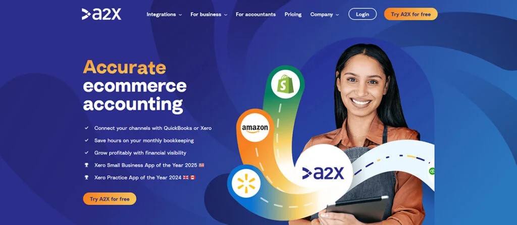 A2X Amazon Accounting Software Connector Banner
