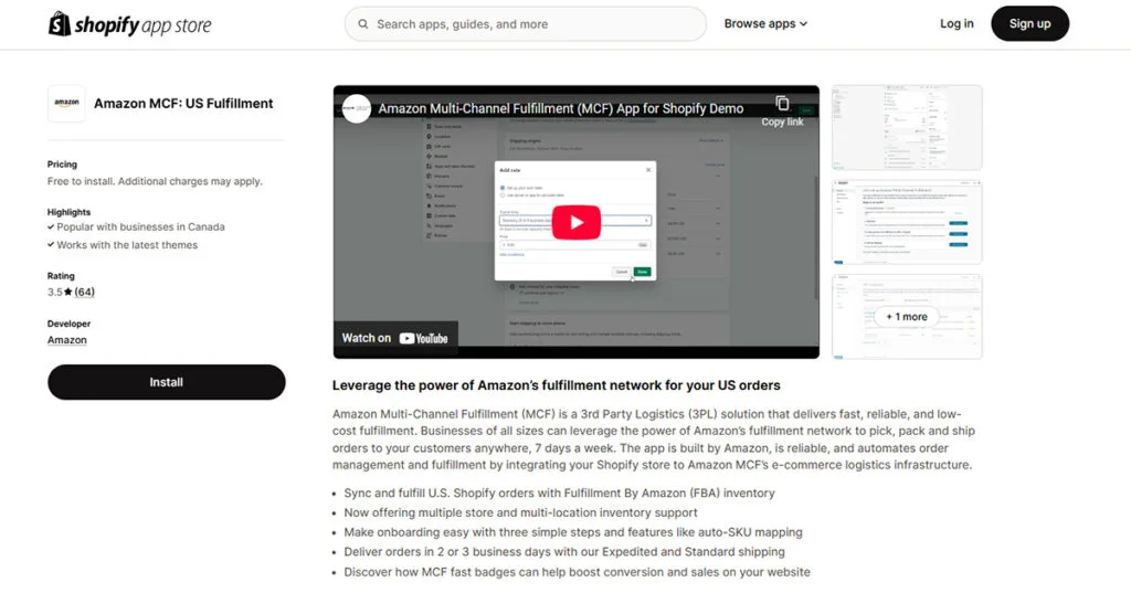 Amazon MCF - Fulfill Shopify Orders with Amazon