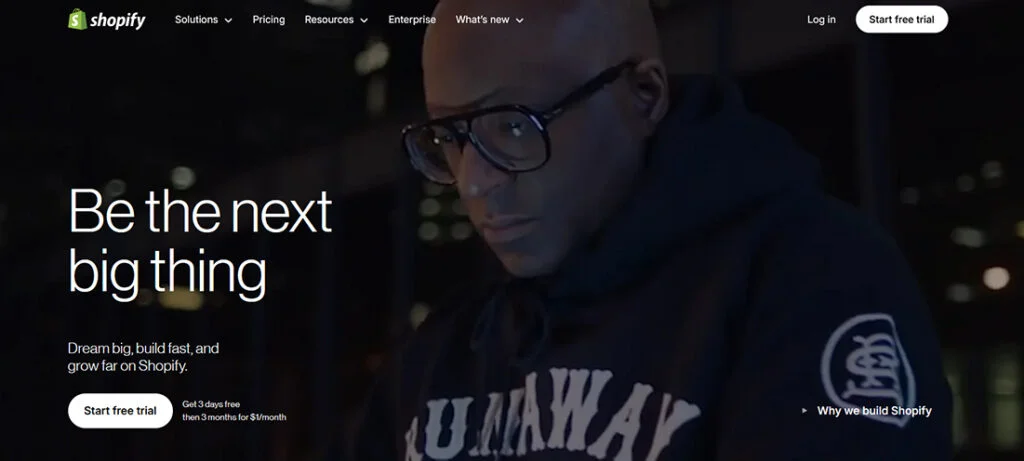 Shopify - Ecommerce Platform Banner