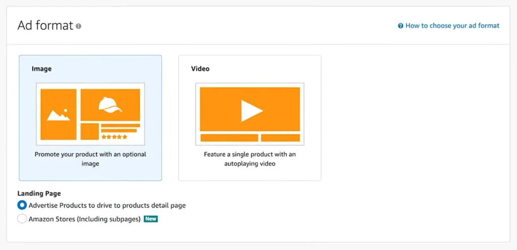 Amazon Display Advertising - Ad Format