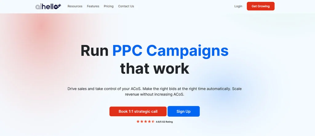 Amazon PPC Ads Automation Software AiHello