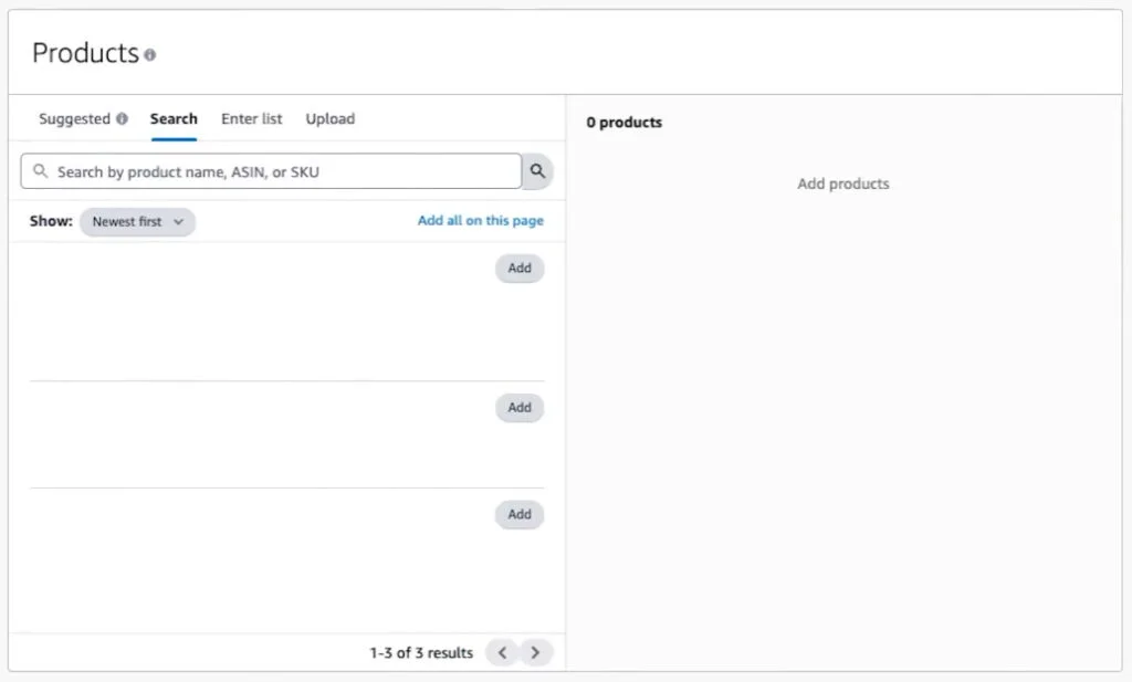 Amazon PPC - Sponsored Products Setup