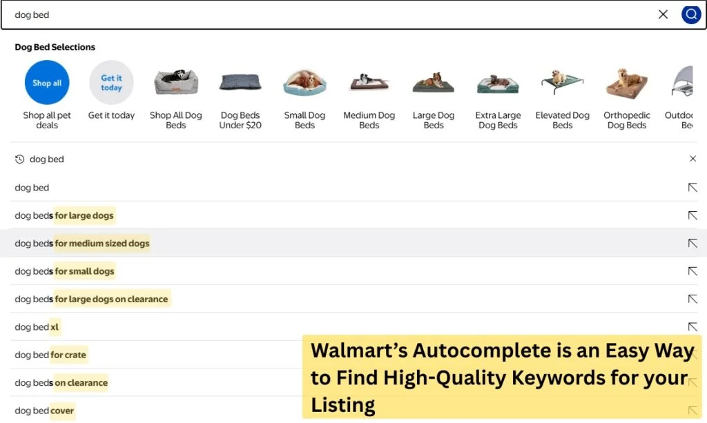 Find Walmart Keywords with Autocomplete