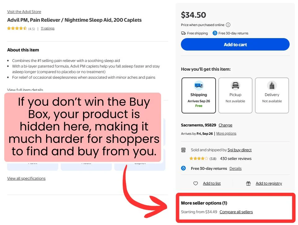 Walmart Buy Box - Compare All Sellers