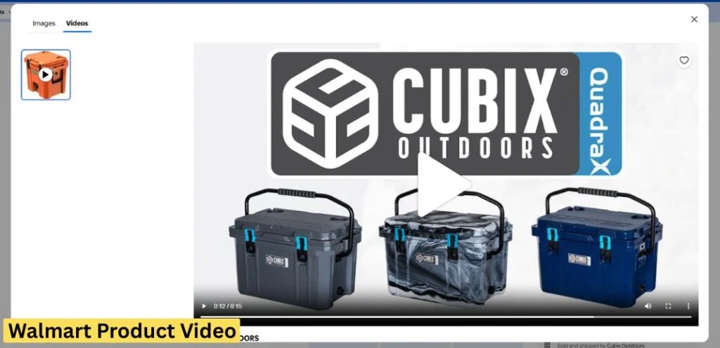 Walmart Product Video Example